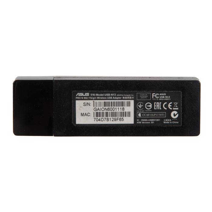 фотография сетевой Wi-Fi адаптер ASUS USB-N13 б.у 90-IG13002E02-0PA0- (сделана 10.01.2024) цена: 580 р.