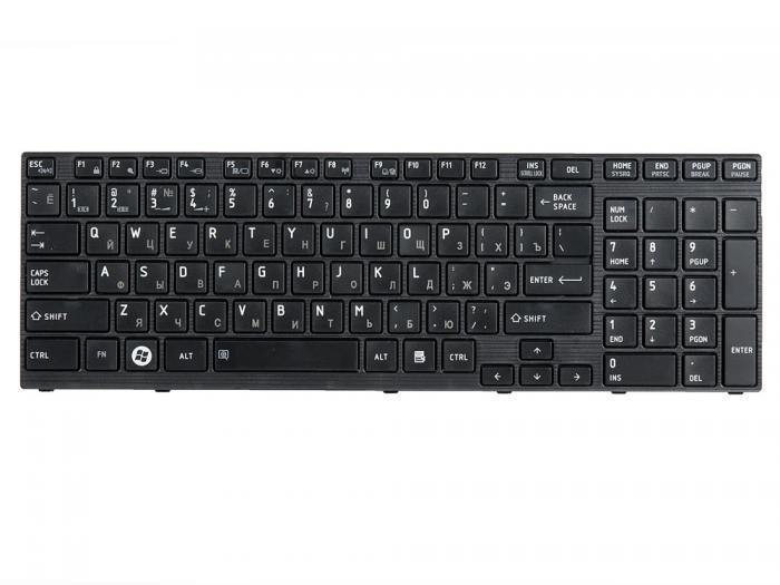 фотография клавиатуры для ноутбука Toshiba Satellite A660-157цена: 990 р.