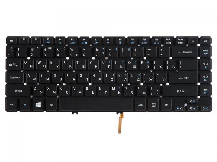 фотография клавиатуры для ноутбука Acer R7-572цена: 3950 р.
