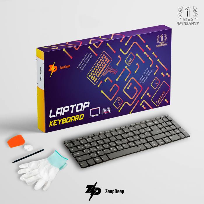 фотография клавиатуры для ноутбука Lenovo IdeaPad 320-17IKB (сделана 05.04.2024) цена: 590 р.