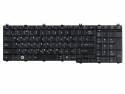 фото клавиатура для ноутбука Toshiba Satellite C650, C650D, C655, C660, C670, L650, L650D, L655, L670, L675, L750, L750D, L755, L775, черная, матовая, гор. Enter