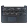 фото клавиатура для ноутбука Asus E502MA-2B с топкейсом, черный с тачпадом (с разбора)