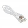 фото кабель USB HOCO x4 Zinc для Type-C, 2.4A, длина 1.2м, белый