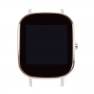 фото дисплей в сборе с тачскрином и рамкой крепления ASUS ZENWATCH 2 WREN-1A Wi501q панель черная,обод светло-стальной