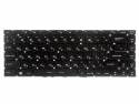 фото клавиатура для MSI GF63, GF63 8RC, GF63 8RD черная с белой подсветкой