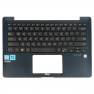 фото топкейс с клавиатурой для ноутбука Asus UX331FA, UX331FAL, синий (с разбора)
