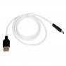 фото кабель USB HOCO X21 Plus Silicone для Type-C, 3.0А, длина 1.0м, белый