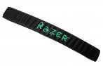 фото обшивка оголовья для наушников Razer Kraken PRO / Kraken
7.1 / Kraken Chroma / Electra черная с зеленым лого
