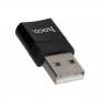 фото переходник HOCO UA17 USB to Type-C, черный