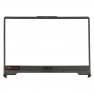 фото рамка экрана (рамка крышки матрицы, LCD Bezel) для ноутбука Asus FX506I черная, пластиковая. С разбора.