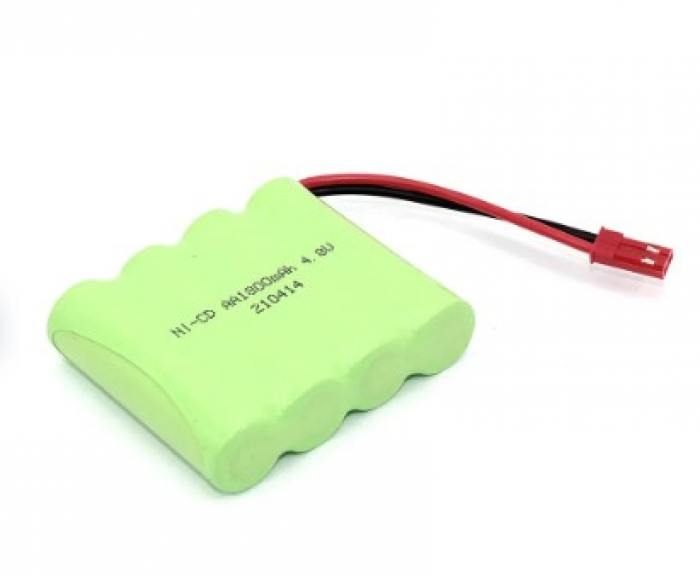 фотография аккумулятор Ni-Cd 4.8V 1800 mAh AA Flatpack разъем JST (сделана 09.04.2024) цена: 349 р.