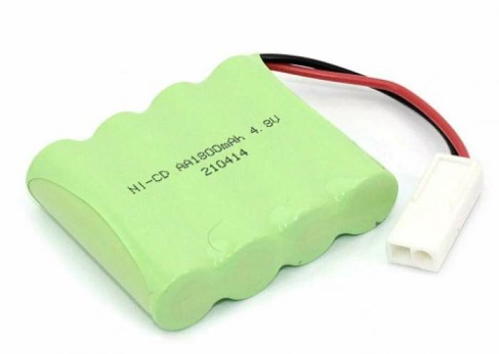 фотография аккумулятор Ni-Cd 4.8V 1800 mAh AA Flatpack разъем EL-2P (сделана 09.04.2024) цена: 358 р.