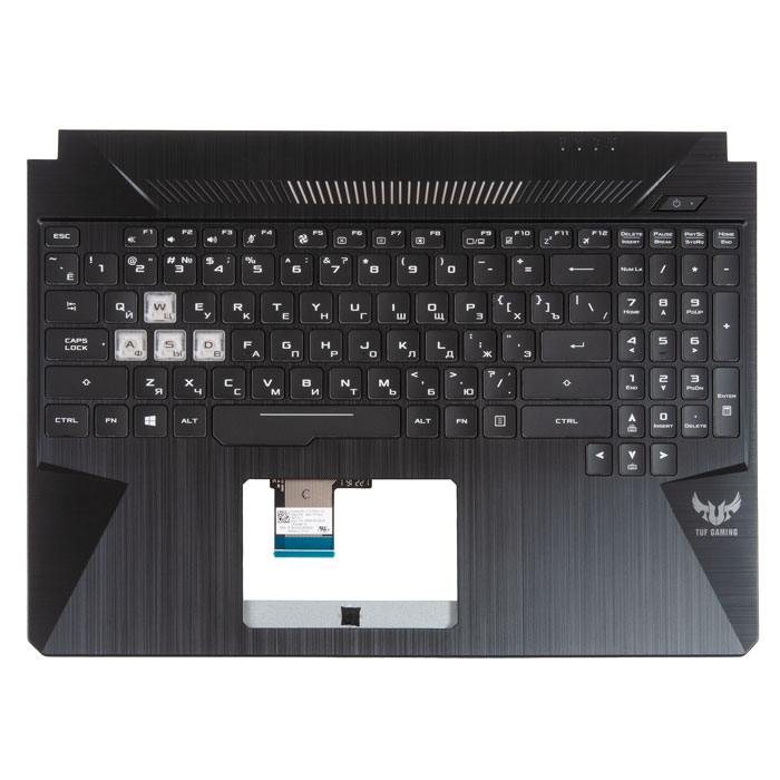 фотография клавиатура с топкейсом для ноутбука Asus FX505GT-2A с подсветкой 90NR02M5-R31RU1 (сделана 12.02.2024) цена: 9650 р.