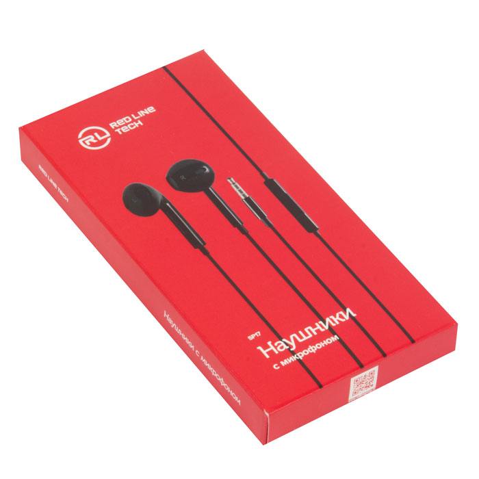 фотография наушники-гарнитура Red Line Stereo Headset SP17, Jack 3,5mm, черные (сделана 25.02.2024) цена: 493 р.