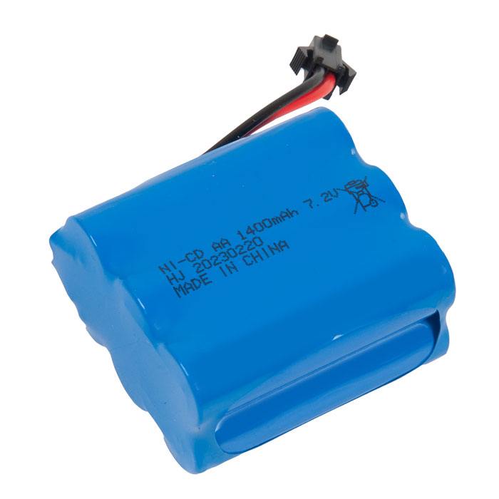 фотография аккумулятор Ni-Cd 7.2V 1400 mAh AA Row разъем SM (сделана 09.04.2024) цена: 415 р.