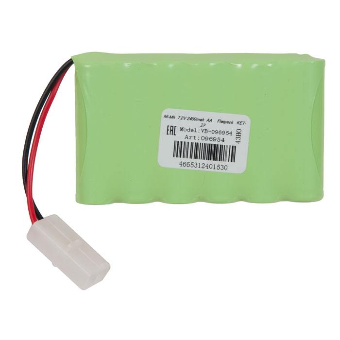 фотография аккумулятор Ni-Mh 7.2V 2400 mAh AA Flatpack разъем KET-2P (сделана 10.04.2024) цена: 701 р.