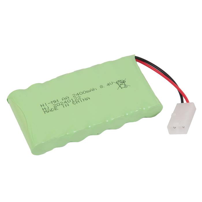 фотография аккумулятор Ni-Mh 8.4V 2400 mAh AA Flatpack разъем KET-2P (сделана 10.04.2024) цена: 844 р.