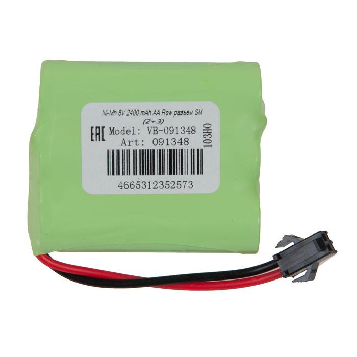 фотография аккумулятор Ni-Mh 6V 2400 mAh AA Row разъем SM (2+3) (сделана 10.04.2024) цена: 644 р.