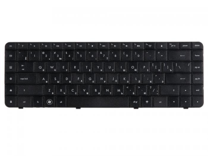 605922-251 клавиатура для ноутбука HP G56, G62, Compaq Presario CQ56, CQ62, черная, гор. Enter в Уфе