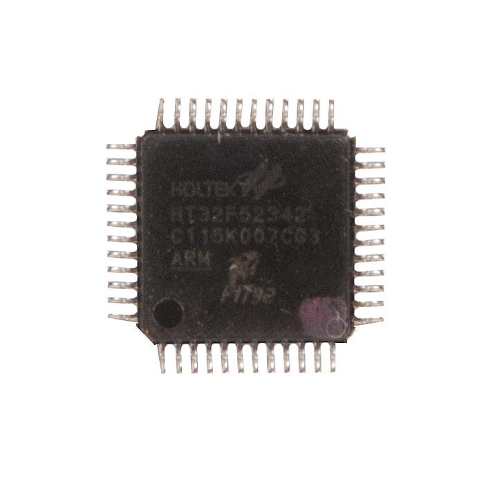 фотография контроллер HT32F52342 LQFP48 с разбора.малиновая точка (сделана 06.05.2024) цена: 725 р.