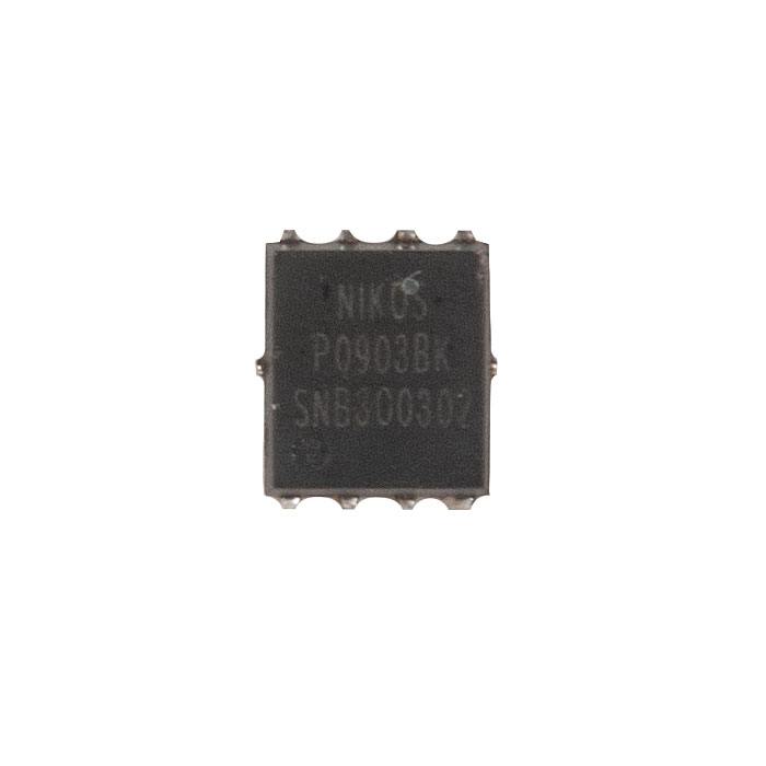 фотография мосфет P0903BK 5 мм * 6 мм MOSFET QFN-8 с разбора (сделана 10.08.2024) цена: 100 р.