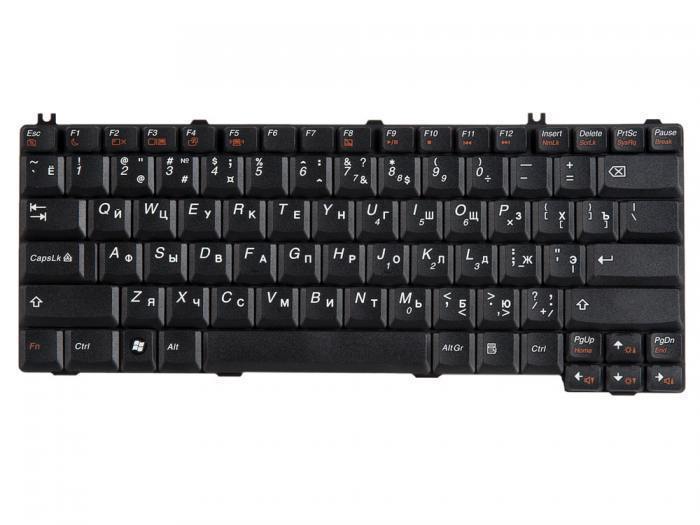 фотография клавиатуры для ноутбука Lenovo 3000 g530цена: 890 р.