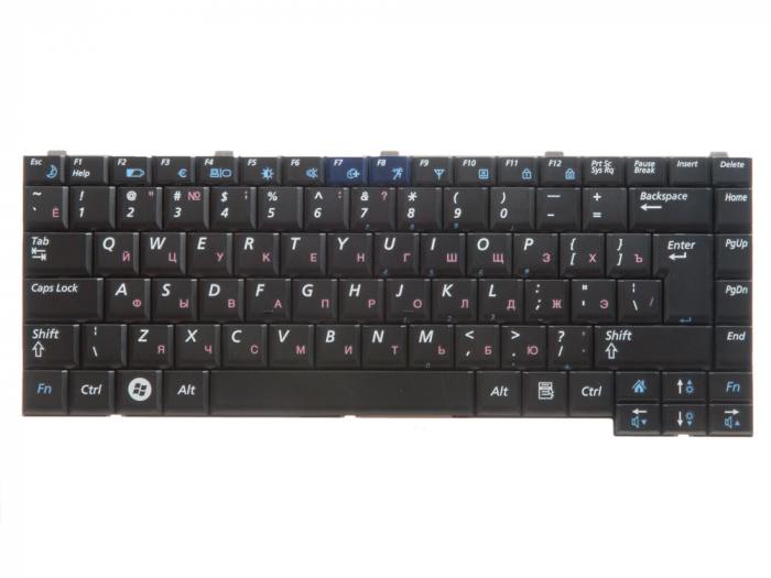 фотография клавиатуры для ноутбука Samsung np-r510-fs0jru (сделана 13.03.2019) цена: 1490 р.