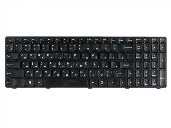 25210962 клавиатура для ноутбука Lenovo G500, G505, G510, G700, G710, черная с рамкой, гор. Enter в Москве