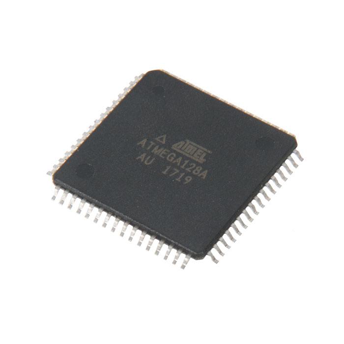 фотография микроконтроллера ATmega128A-AU  (сделана 19.02.2018) цена: 55 р.