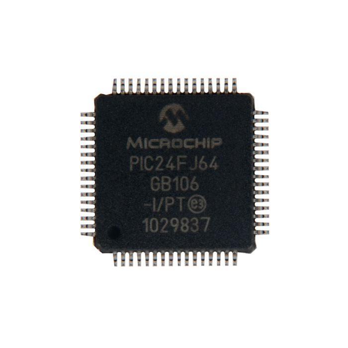 фотография микроконтроллера PIC24FJ64GB106-I/PT цена: 187 р.