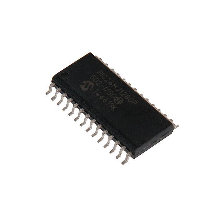 фотография микроконтроллера PIC24HJ128GP502-I/SO цена: 349 р.