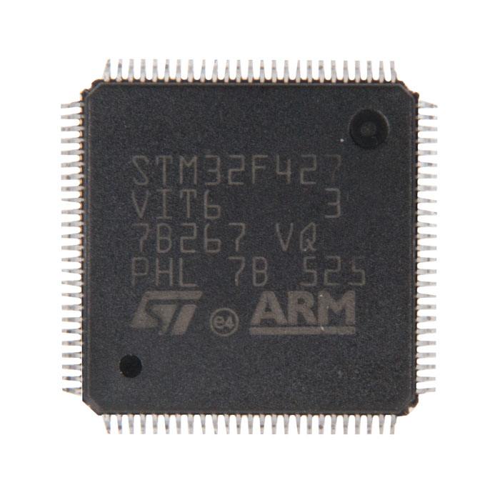 фотография микроконтроллера STM32F427VIT6  (сделана 19.03.2018) цена:  р.