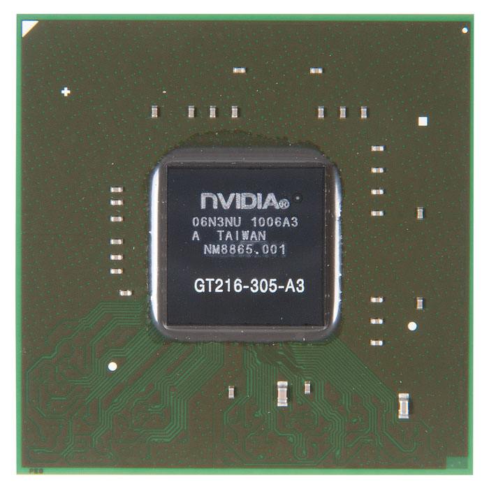 GT216-305-A3 видеочип nVidia GeForce GT210, с разбора в Ростове-на-Дону