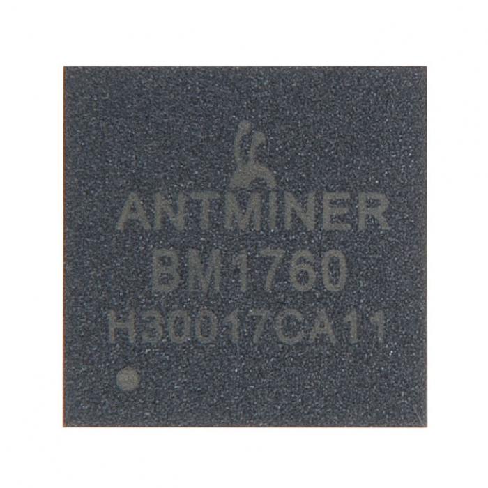 фотография ASIC чипа для Antminer D3 BM1760 (сделана 17.05.2018) цена: 1.1 р.