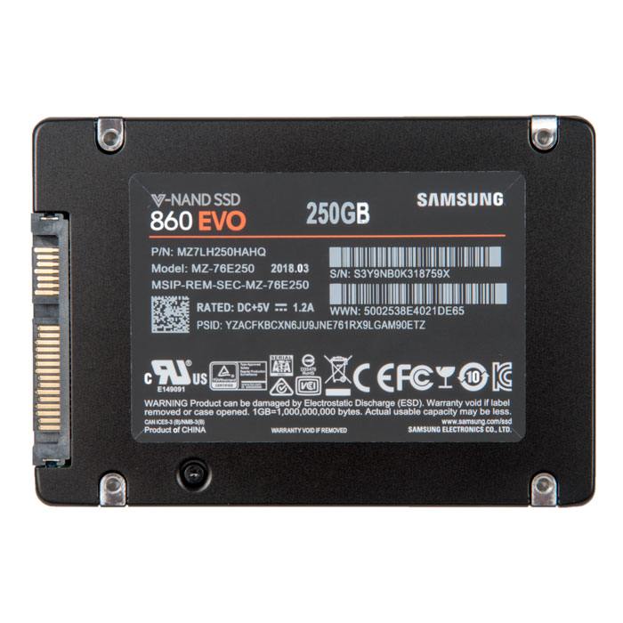 фотография твердотельного накопителя SSD MZ-76E250BW (сделана 23.04.2018) цена: 4650 р.