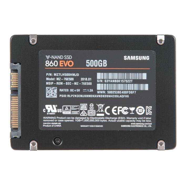 фотография твердотельного накопителя SSD MZ-76E500BW (сделана 08.06.2018) цена:  р.