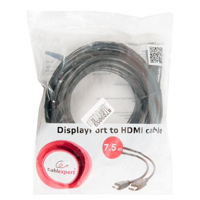 фотография кабеля CC-DP-HDMI-7.5M (сделана 03.09.2019) цена: 1790 р.