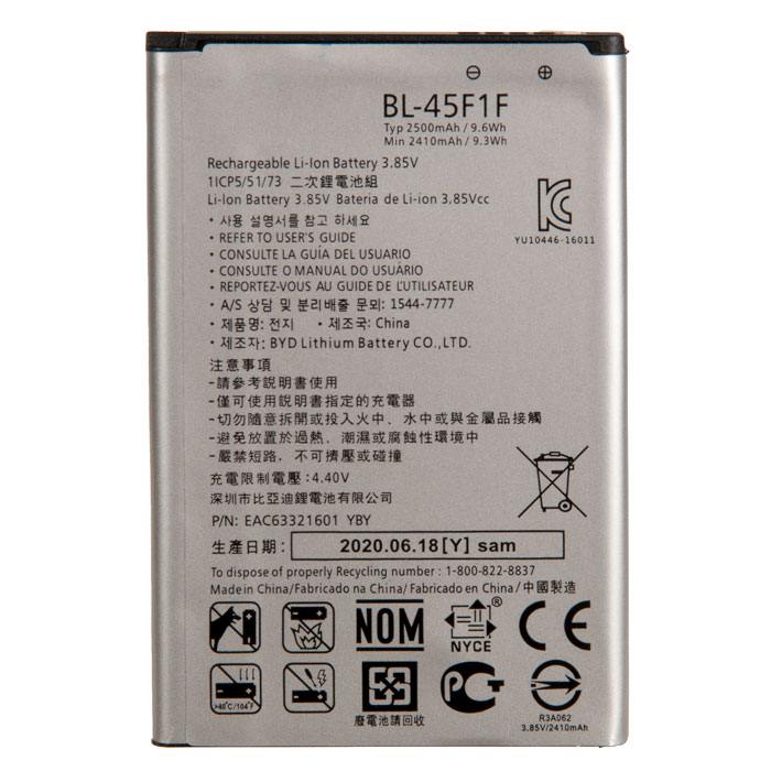 фотография аккумулятора BL-45F1F (сделана 26.01.2021) цена: 485 р.