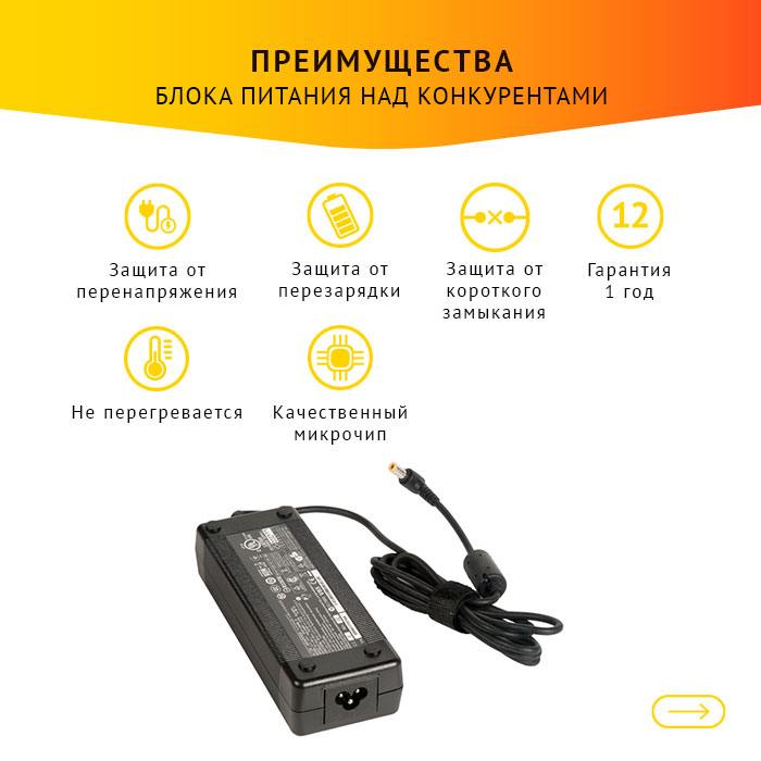 фотография блока питания для ноутбука PA-1151-11VA (сделана 29.11.2021) цена: 2190 р.