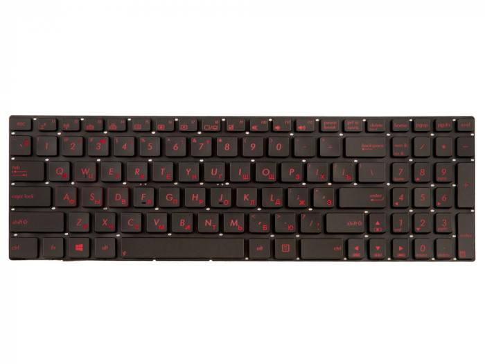 фотография клавиатуры для ноутбука Asus N750JK (сделана 08.04.2021) цена: 2990 р.