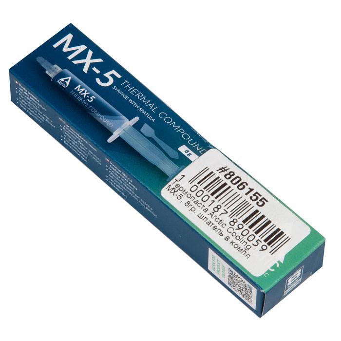 фотография термопасты MX-5 (сделана 29.04.2021) цена: 790 р.