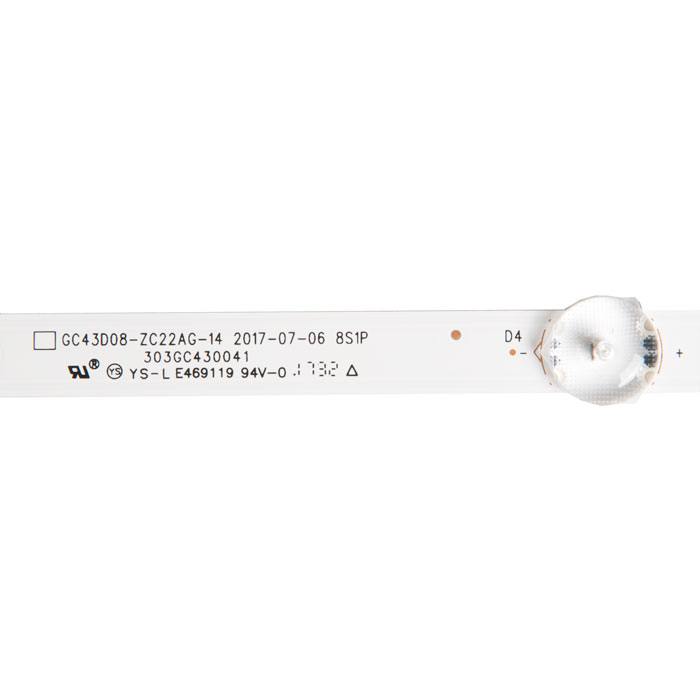 фотография подсветки для ТВ GC43D08-ZC22AG-17E (сделана 08.11.2021) цена: 1290 р.
