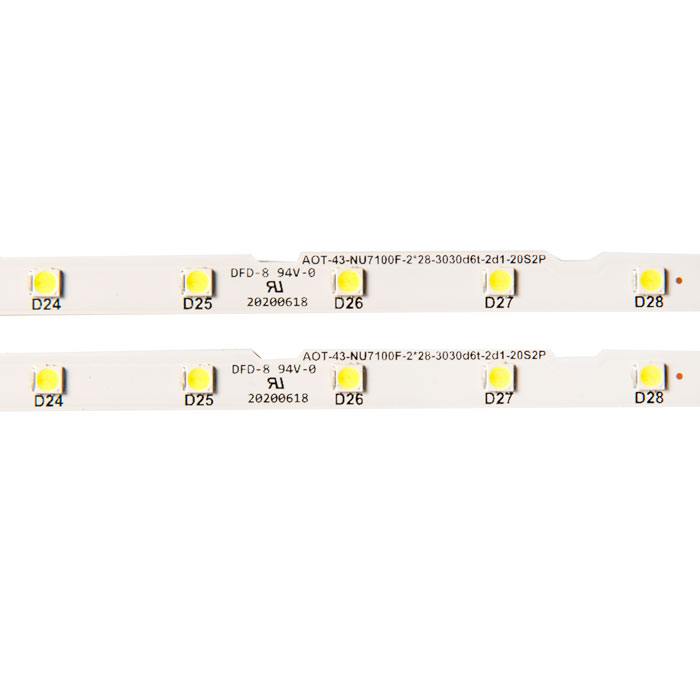 фотография подсветки для ТВ Samsung UE43NU7400U (сделана 05.05.2022) цена: 1190 р.