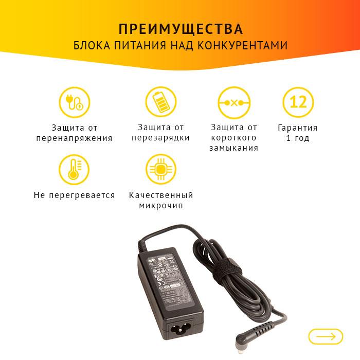 фотография блока питания для ноутбука ADP-30SH B (сделана 08.12.2021) цена: 790 р.