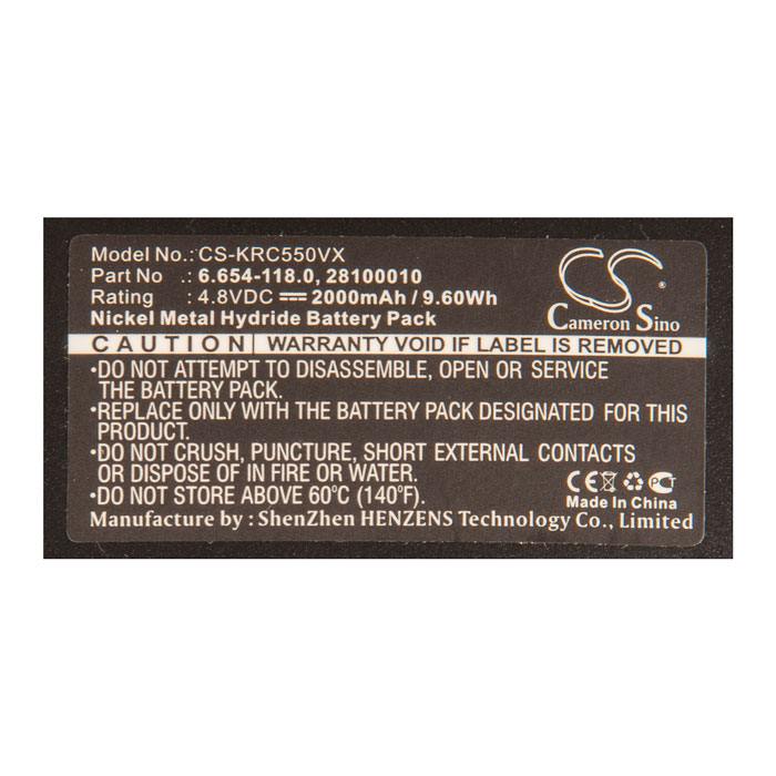 фотография аккумулятора для электрической швабры CS-KRC550VX (сделана 15.11.2021) цена: 1550 р.