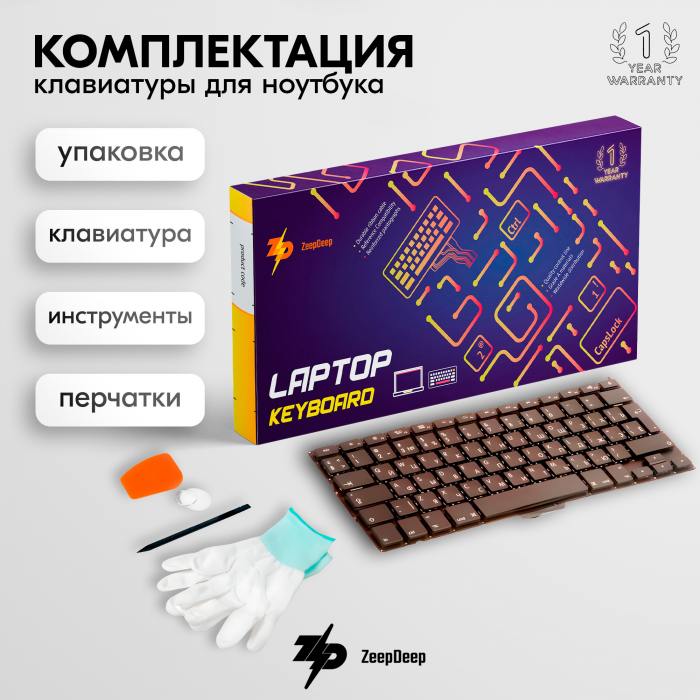 фотография клавиатуры A1369 straight enter RUS (сделана 05.04.2024) цена: 1215 р.