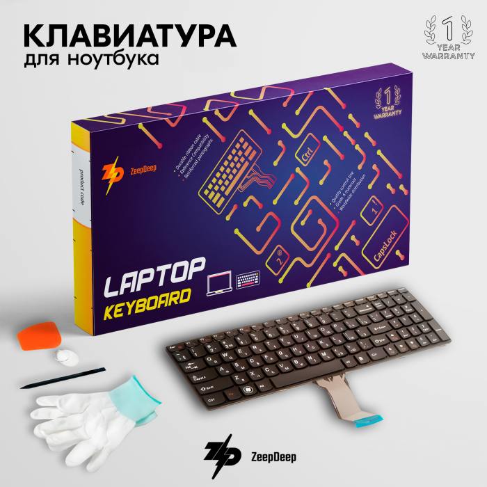 фотография клавиатуры для ноутбука Lenovo Z575 (сделана 05.04.2024) цена: 590 р.