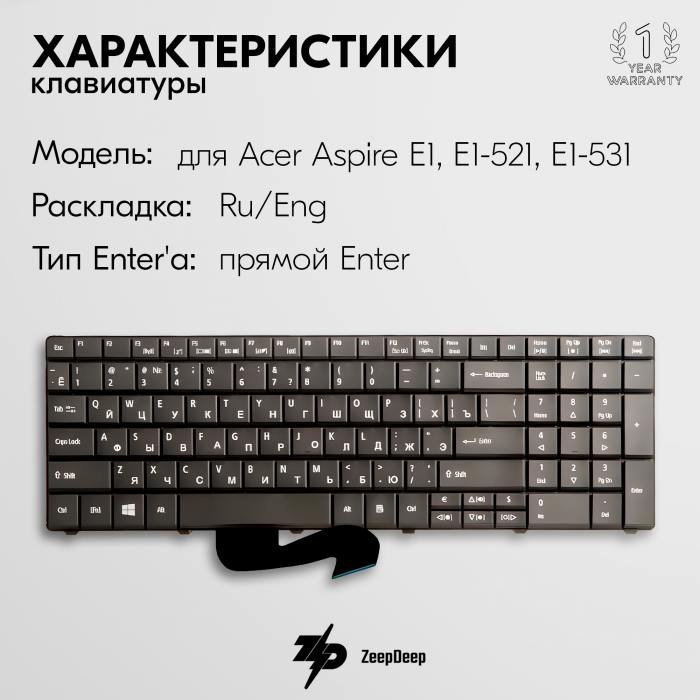 фотография клавиатуры для ноутбука NK.I1713.02C (сделана 05.04.2024) цена: 790 р.