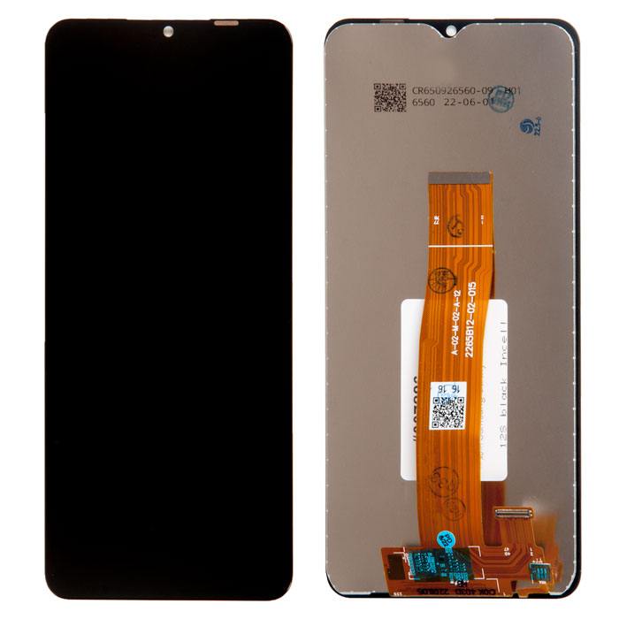 A127F дисплей в сборе с тачскрином для Samsung Galaxy A12s (SM-A127), черный Incell - купить в Москве в интернет-магазине PartsDirect