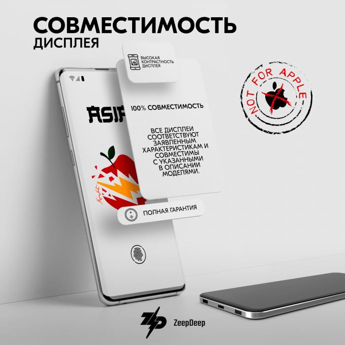 фотография дисплея Redmi Note 5 white (сделана 03.03.2024) цена: 1095 р.